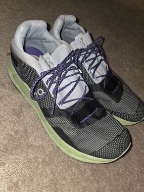 ON Cloudnova Running sneakers gray green Iron Leaf Mens 13